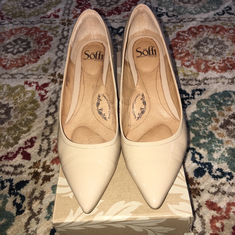 Sofft Brand Patent Leather Heels-Size 8